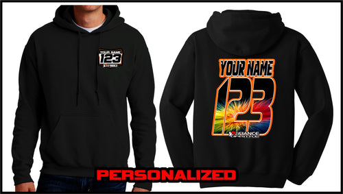Custom Burst Sweatshirt - BLACK - Defiance Lifestyle, Race Apparel - Casual to Custom