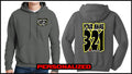Custom Comic Sweatshirt - Charcoal - Defiance Lifestyle, Race Apparel - Casual to Custom