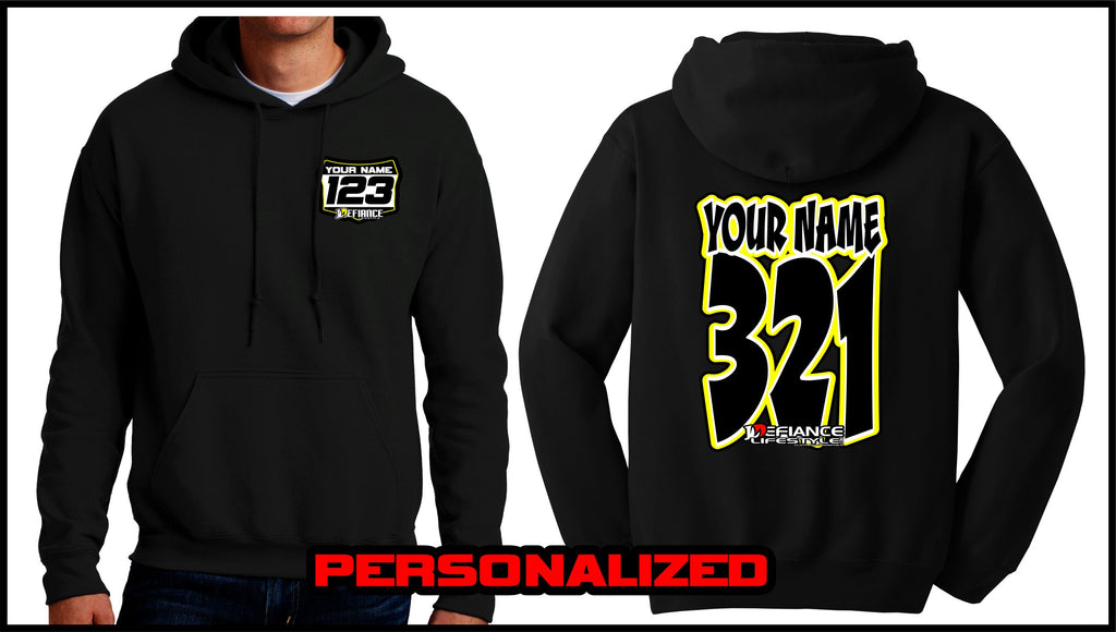 Custom Comic Sweatshirt - BLACK - Defiance Lifestyle, Race Apparel - Casual to Custom