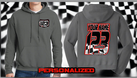 Custom FLags Out Sweatshirt - Charcoal - Defiance Lifestyle, Race Apparel - Casual to Custom
