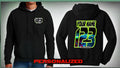 Custom Galaxy Script Sweatshirt - BLACK - Defiance Lifestyle, Race Apparel - Casual to Custom