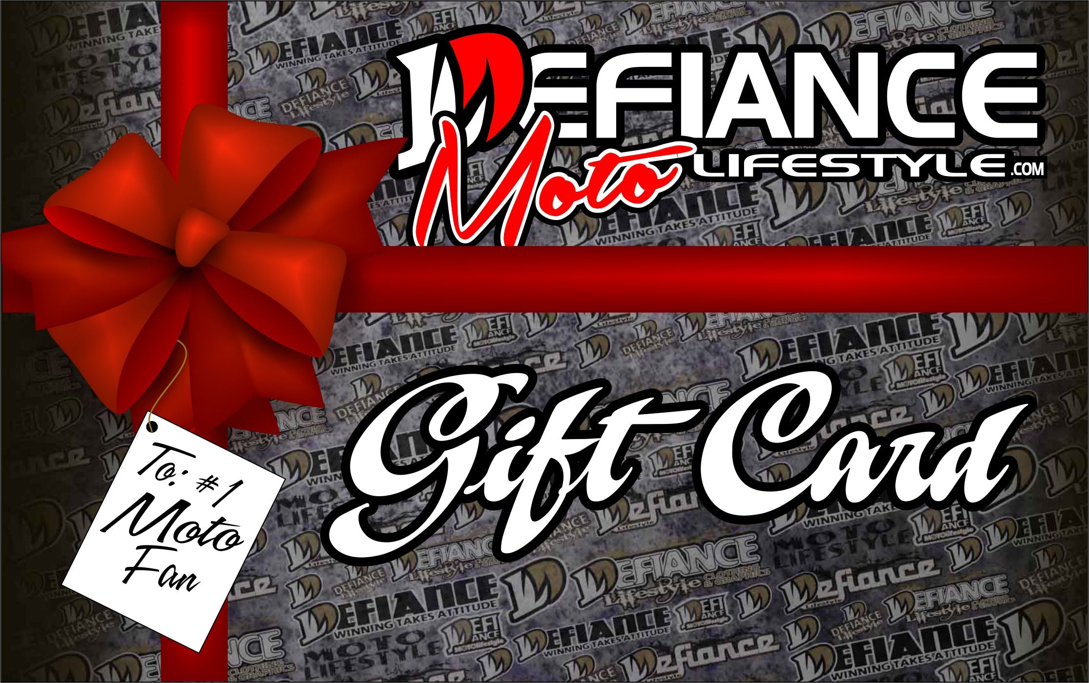 Gift Card - Defiance Lifestyle, Race Apparel - Casual to Custom