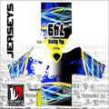 CUSTOM MADE Race Jersey - Defiance Lifestyle hypnotic blue - DefianceLifestyle