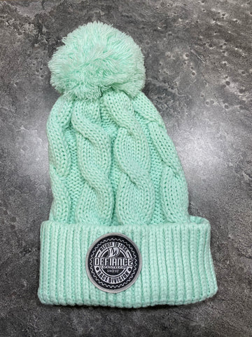 Moto Racer Mint Beenie Hat - MINT