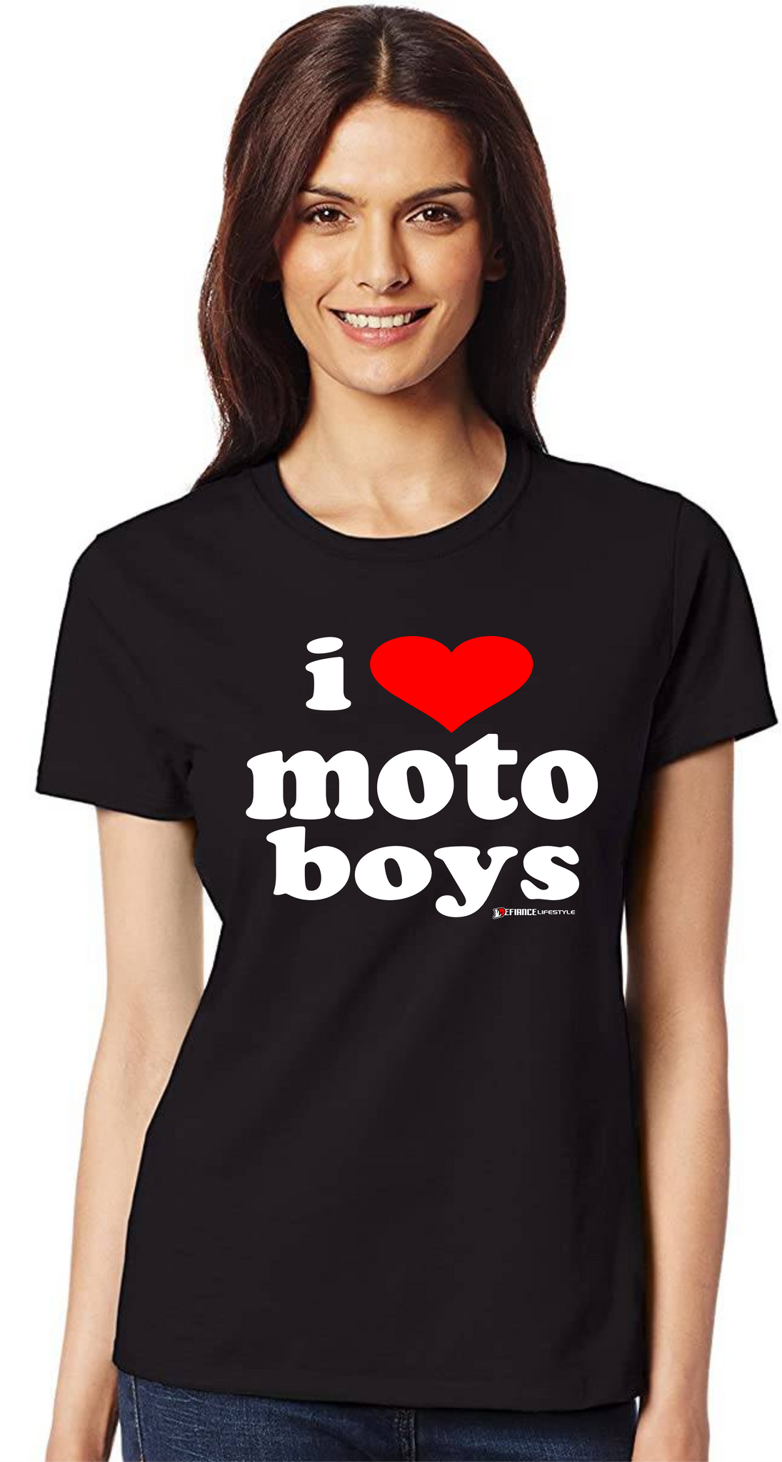 I Heart Moto BOYS T Shirt - Black Race Tee