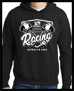 Piston Weekends Sweatshirt- black Hoodie - Defiance Lifestyle, Race Apparel - Casual to Custom