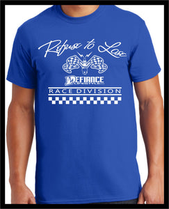 Refuse Spark T-Shirt - blue - Defiance Lifestyle, Race Apparel - Casual to Custom