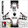 Custom Race  Jersey -  Retro Checks Defiance Lifestyle - DefianceLifestyle